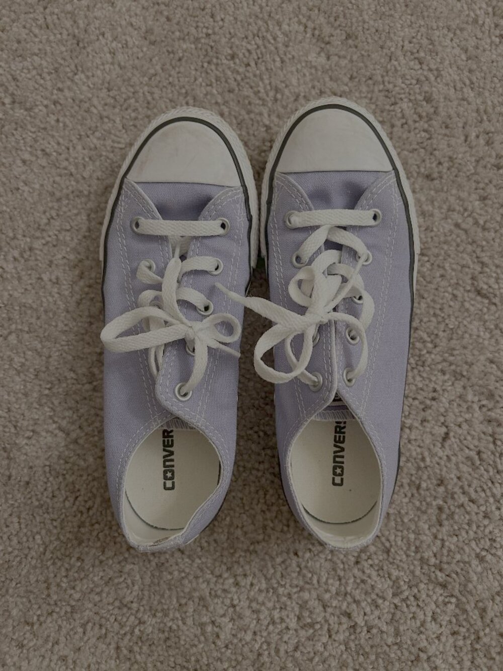 Purple Low Top Converse